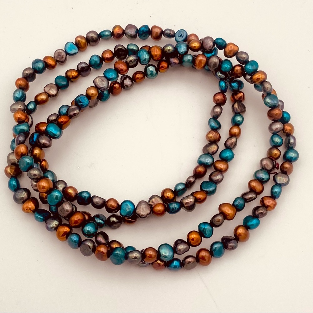 Pearl Necklace & Earrings Set